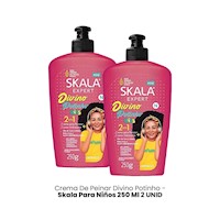 Crema De Peinar Divino Potinhosakala Para Niños 250ml 2 Unid